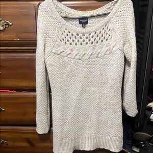 American Eagle Outfitters Multicolor Knit Sweater